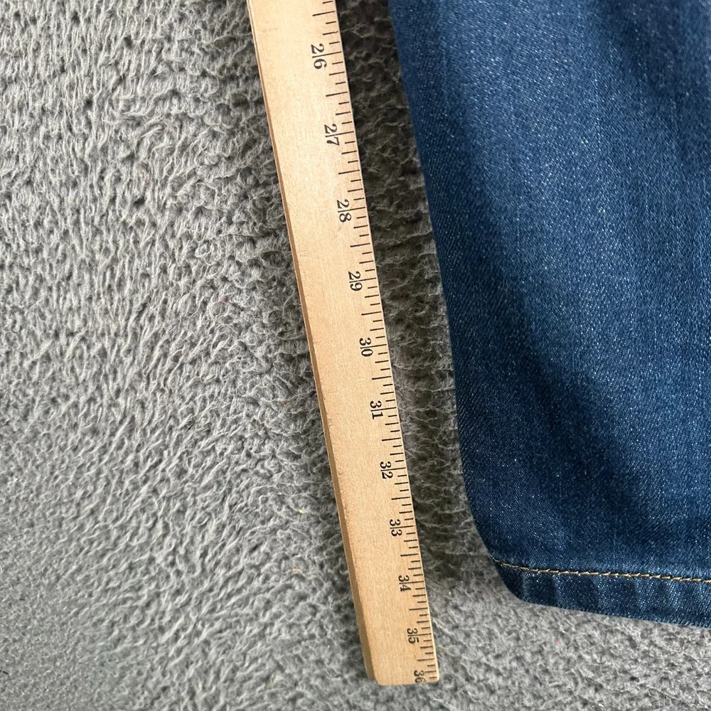 Levi's 541 Jeans Mens 38x34 Blue Cotton Denim‎ Straight Workwear Stretch Faded